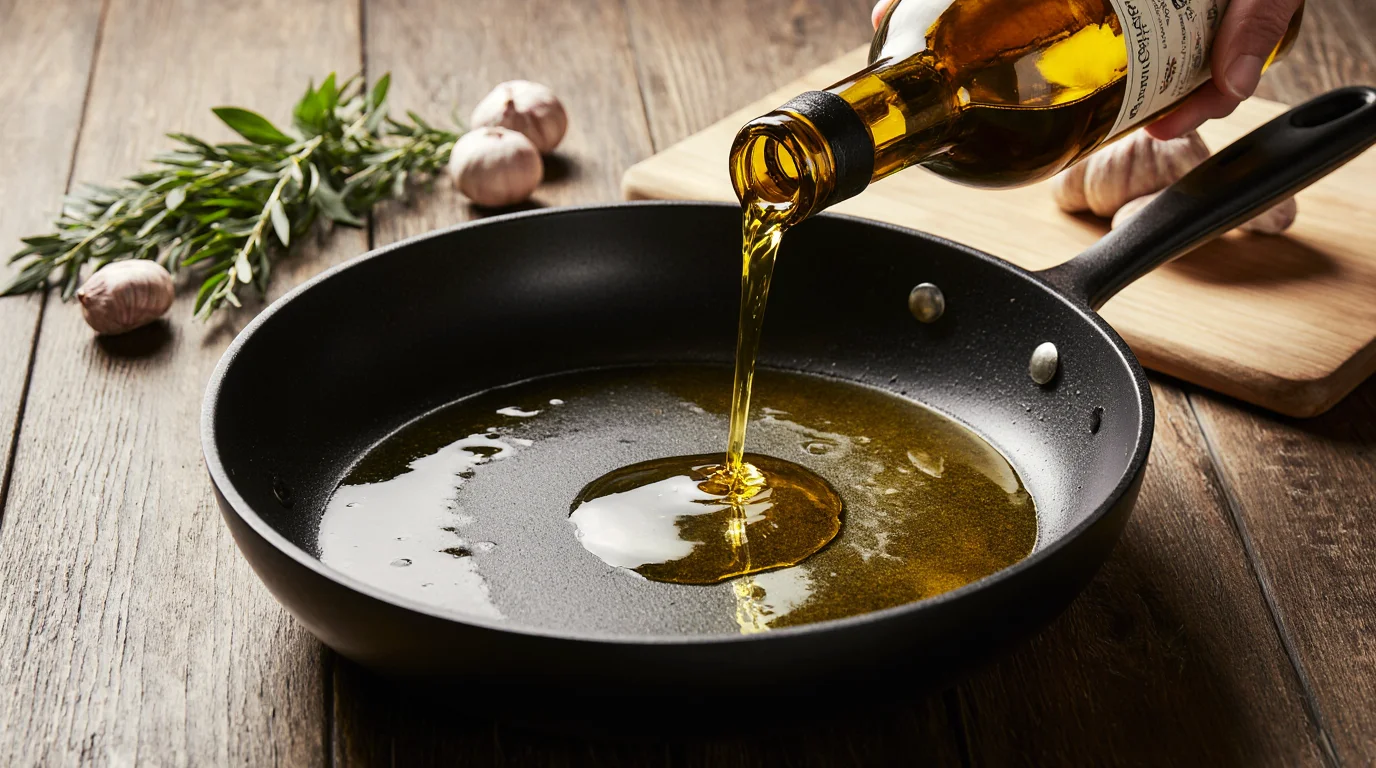 Mit Olivenöl braten – Darf man Olivenöl erhitzen?